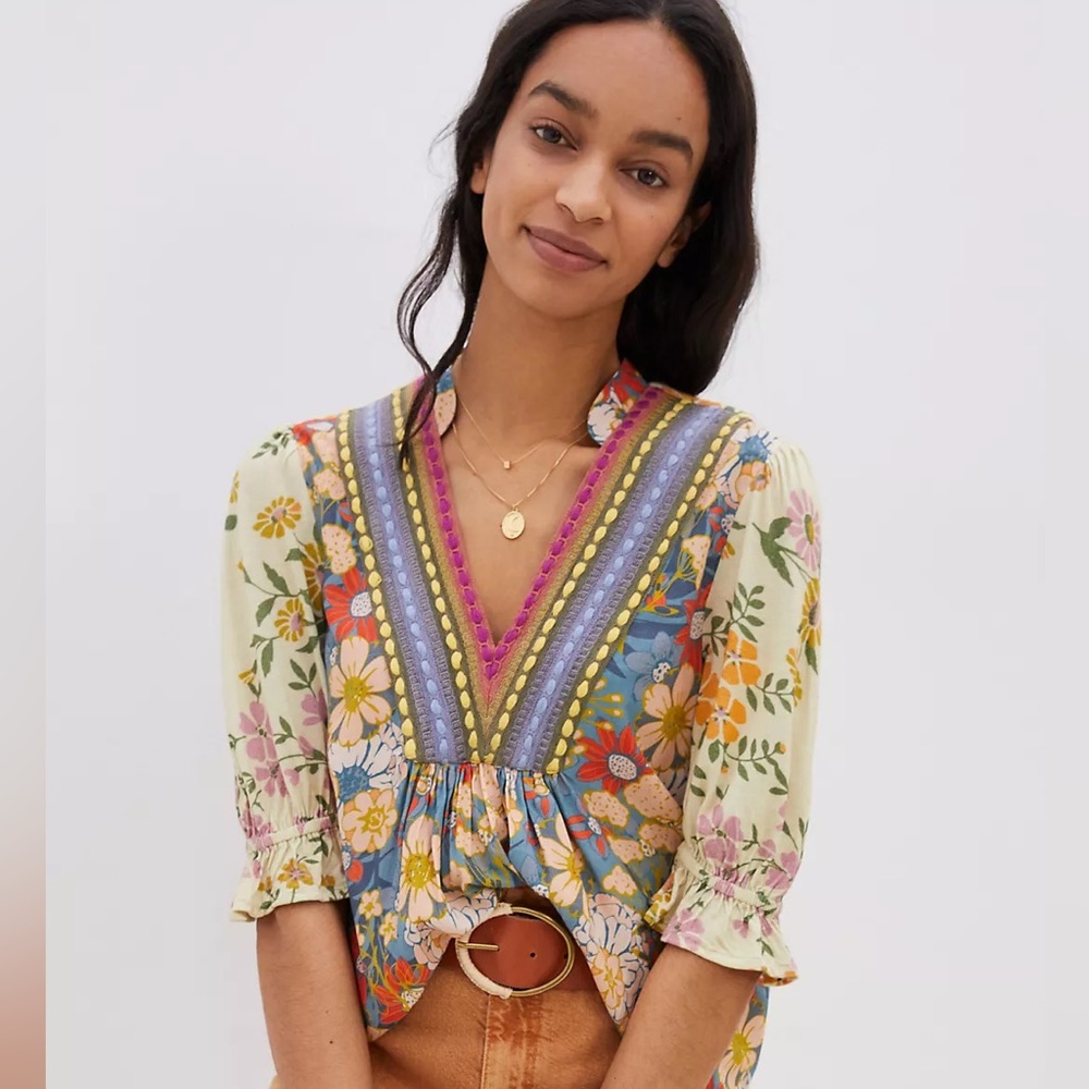 Anthropologie Bl-nk Stephanie Top, small
